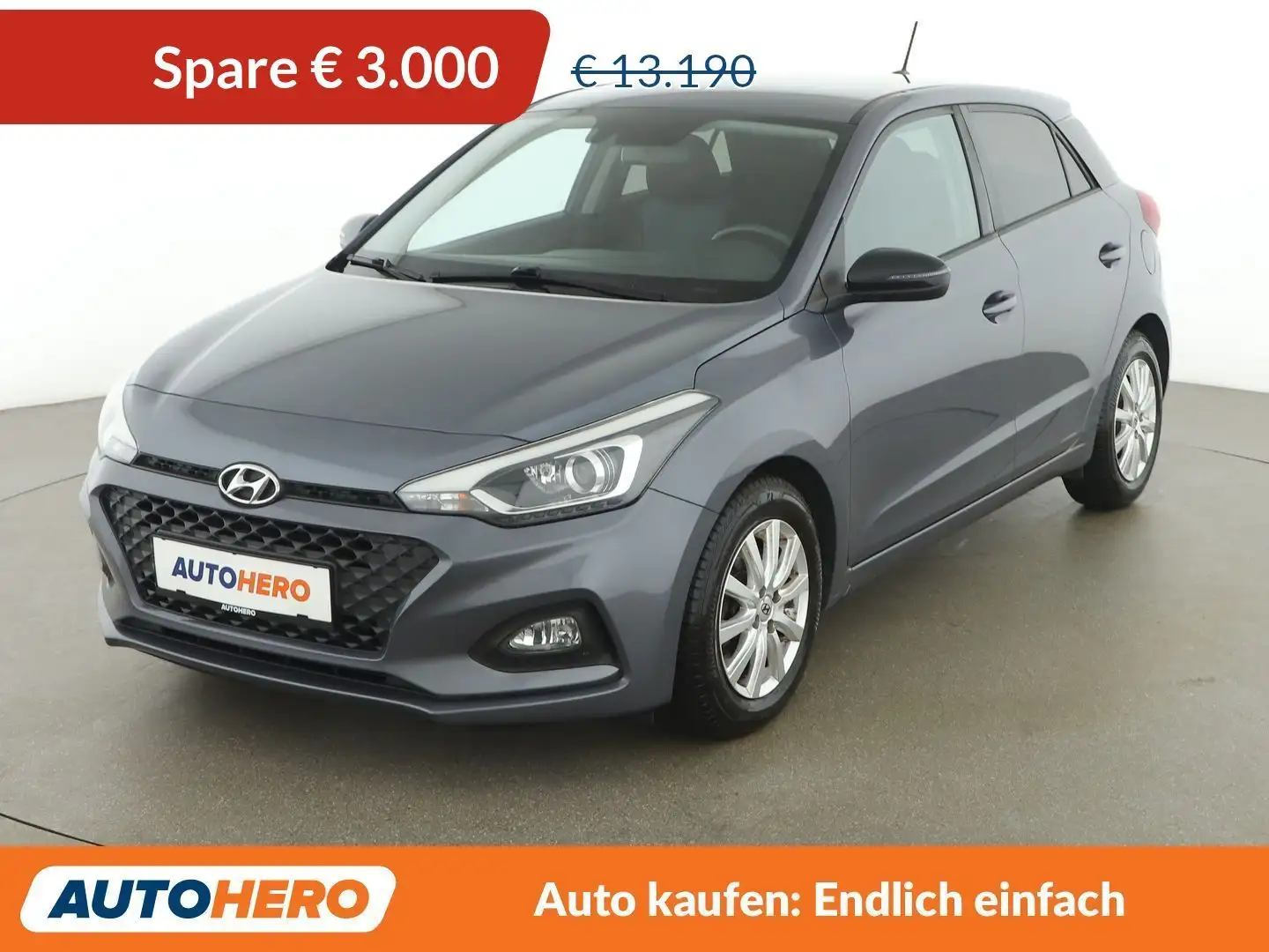 Hyundai i20 1.0 TGDI LEVEL 3 Plus*TEMPO*CAM*PDC*SHZ*KLIMA* Grau - 1