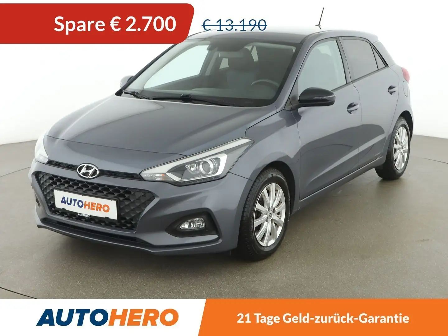 Hyundai i20 1.0 TGDI LEVEL 3 Plus*TEMPO*CAM*PDC*SHZ*KLIMA* Grau - 1