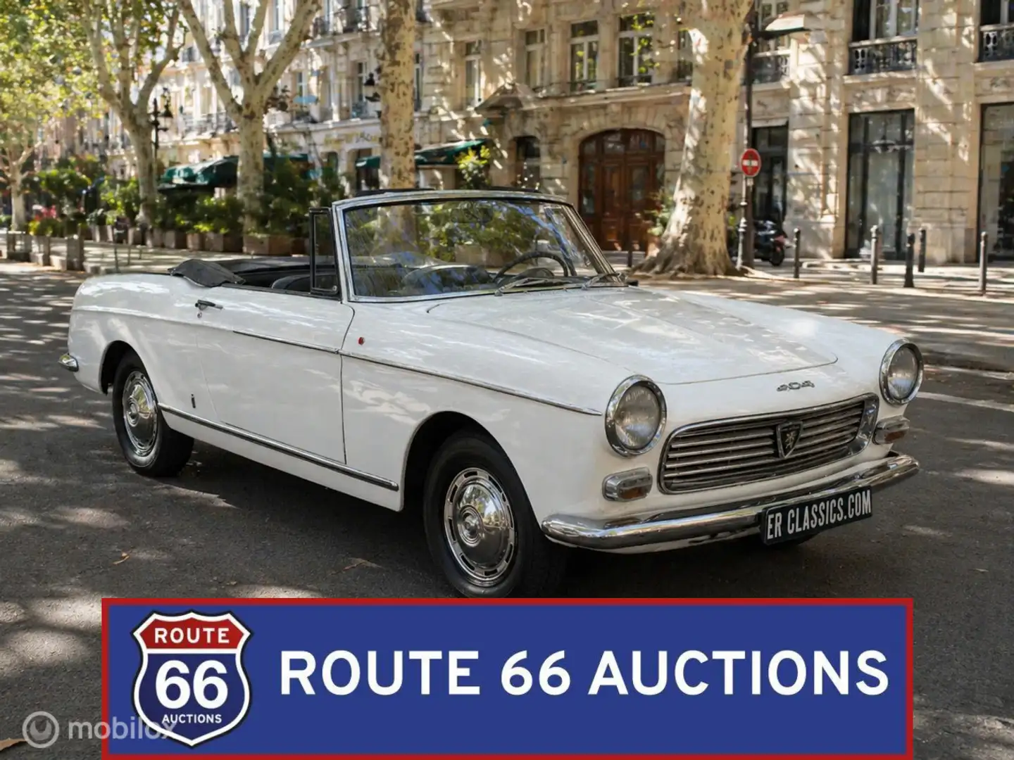 Peugeot 404 cabriolet | 1966 | Route 66 Auctions Schwarz - 1