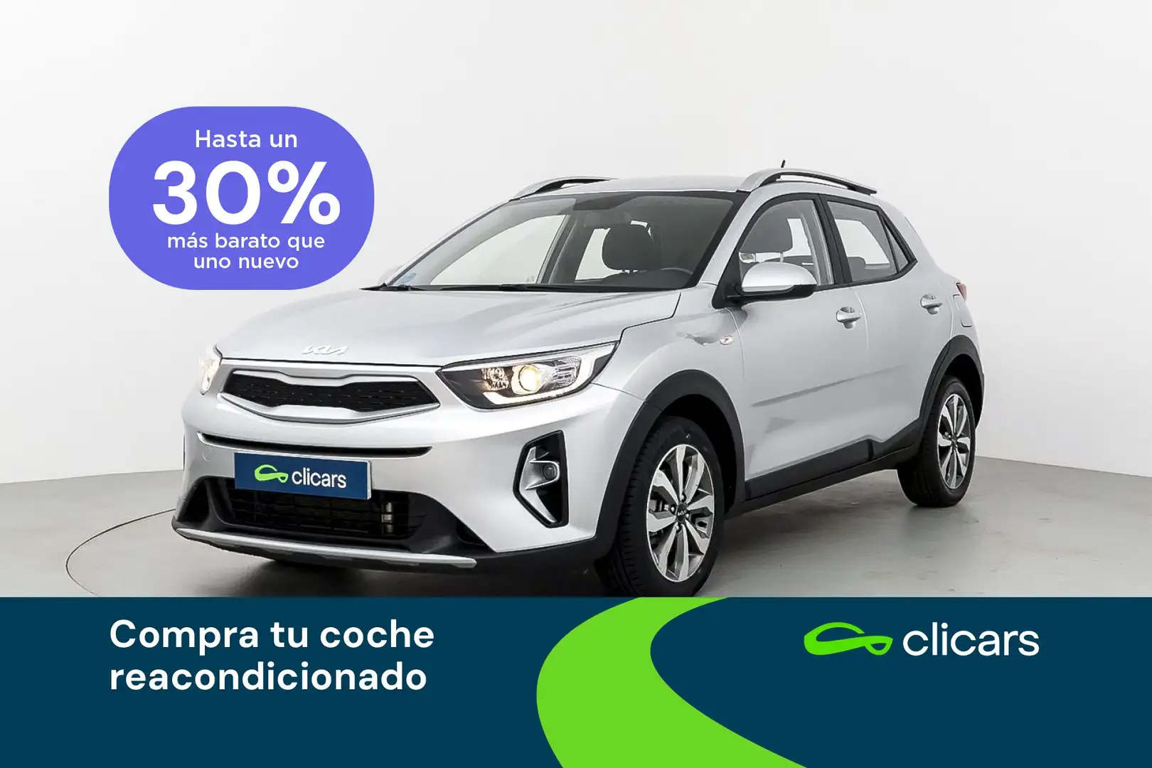 Kia Stonic 1.0 T-GDi MHEV Concept 100 Argent - 1