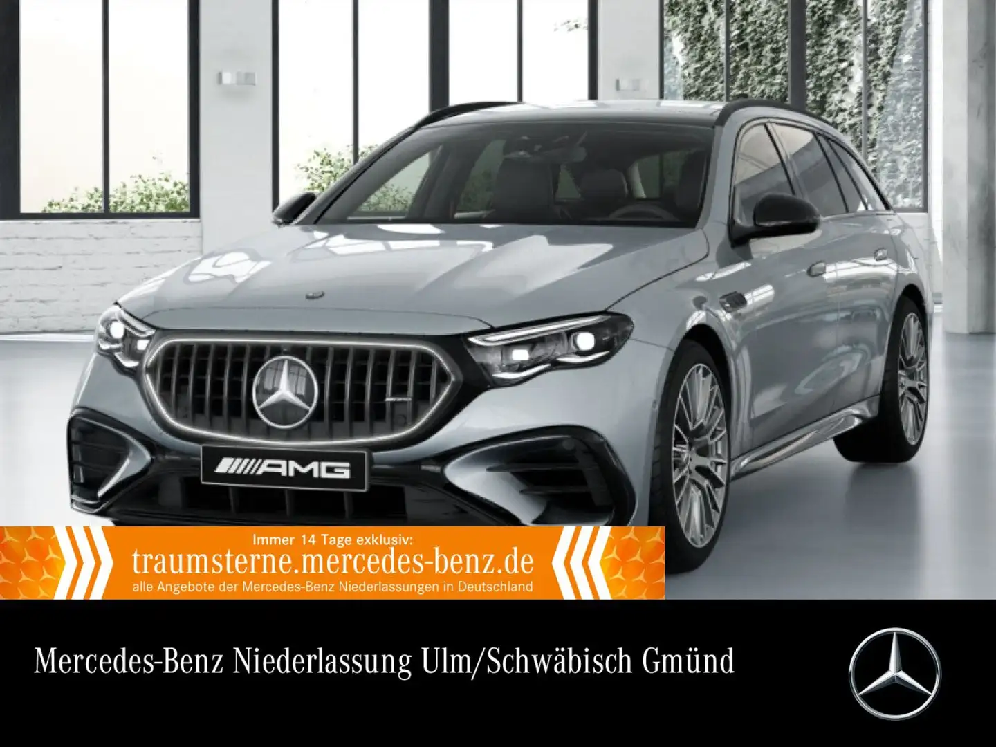 Mercedes-Benz E 53 AMG T 4M Hybrid Fahrass 360° Pano Burmester Silber - 1