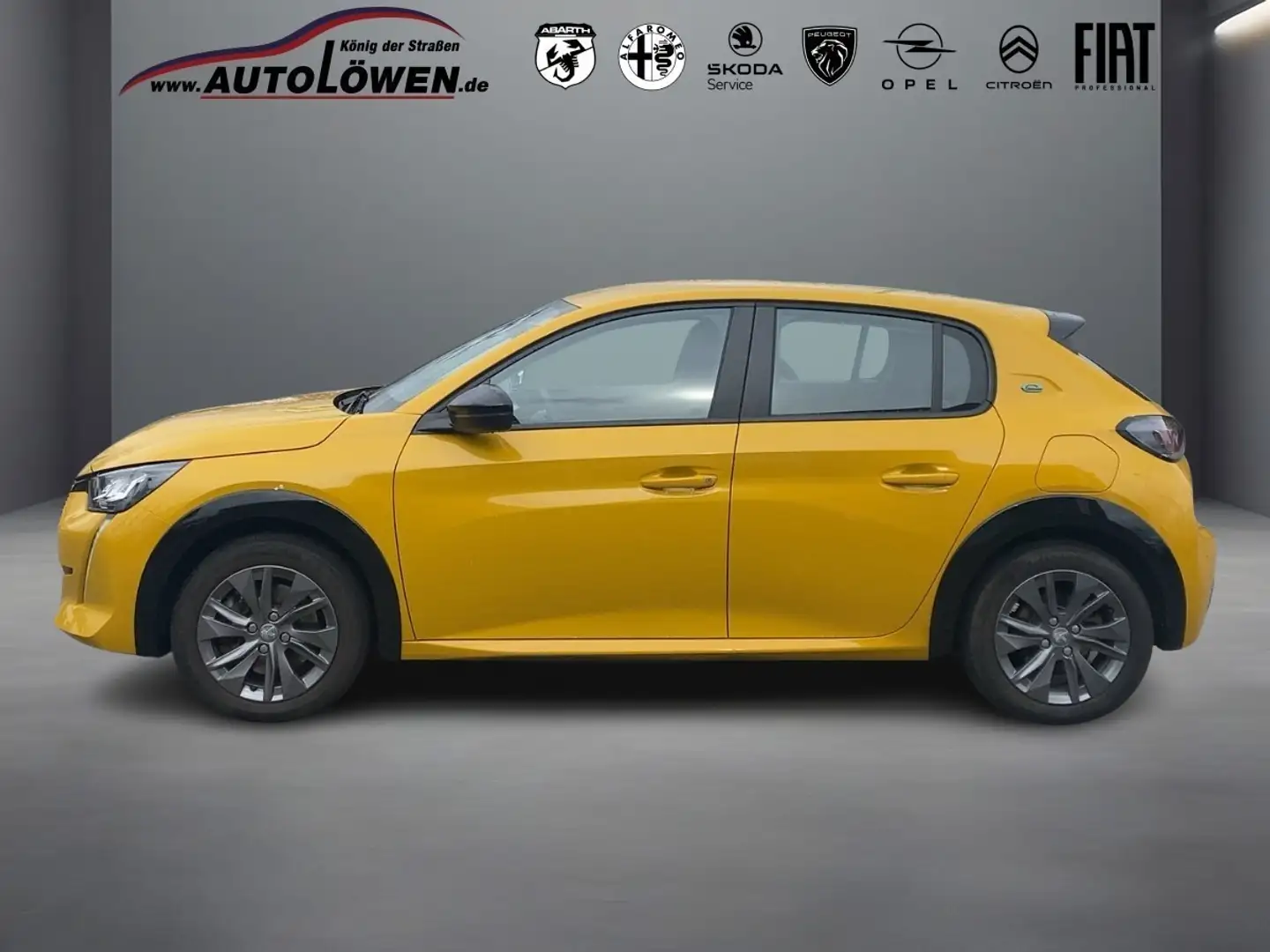 Peugeot e-208 136 Active Pack Navi Jaune - 2