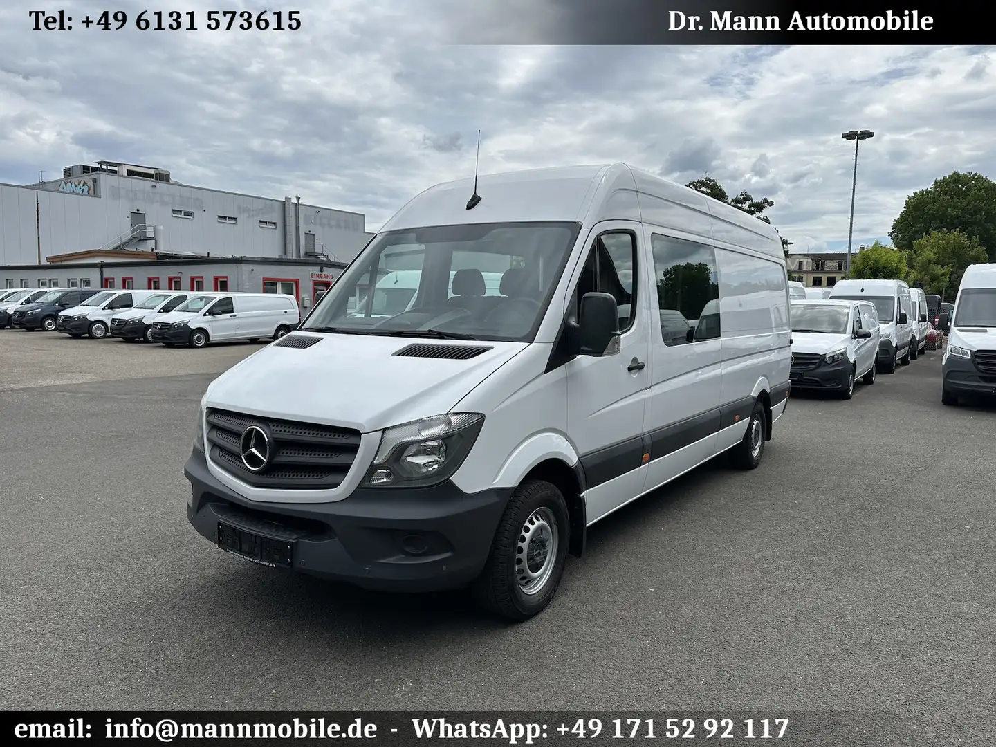 Mercedes-Benz Sprinter 314 CDI Maxi Mixto Sortimo Webasto Blanc - 1