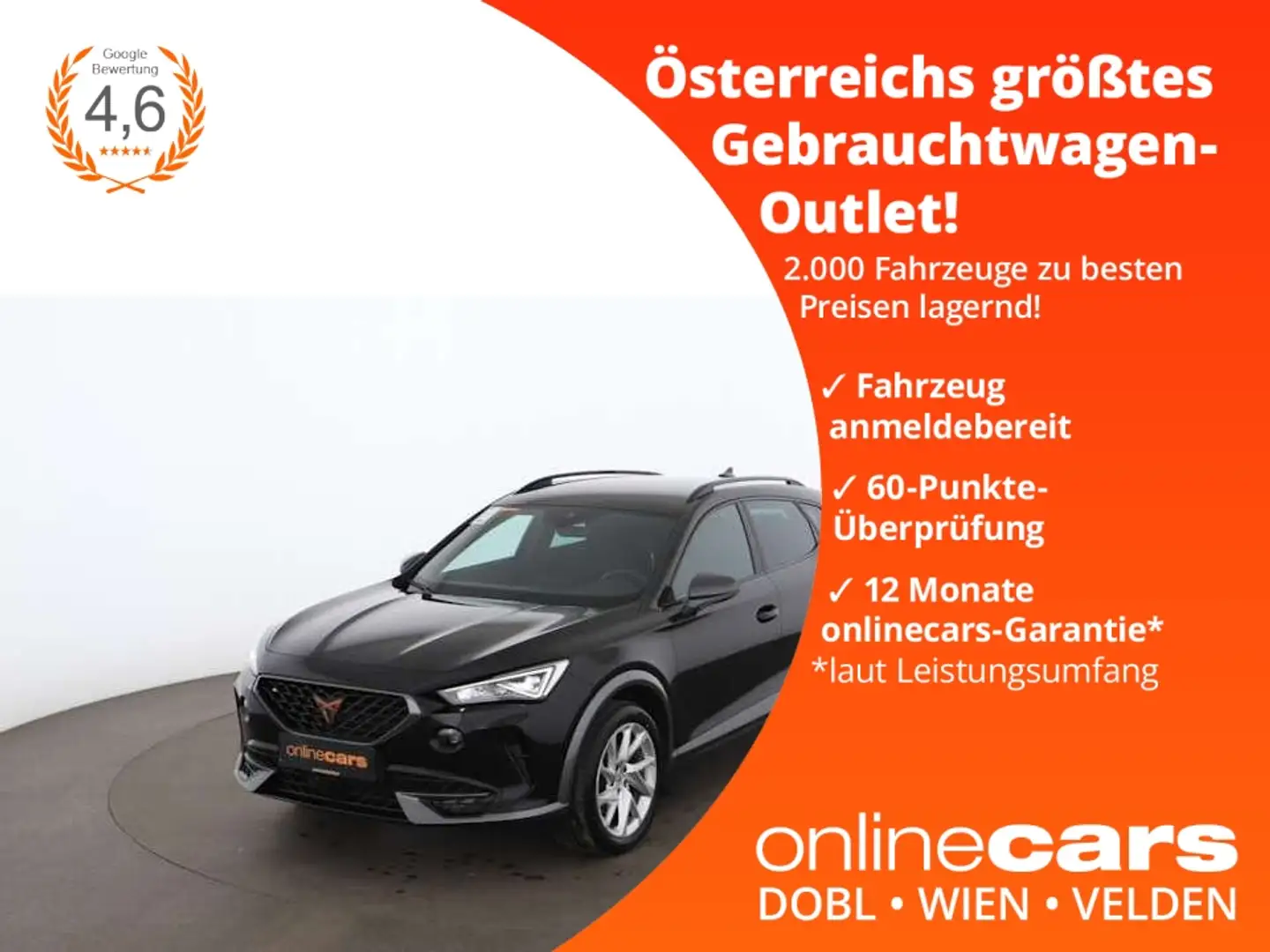 CUPRA Formentor 1.5 TSI Aut LED RADAR ASSIST SITZHZG Schwarz - 1