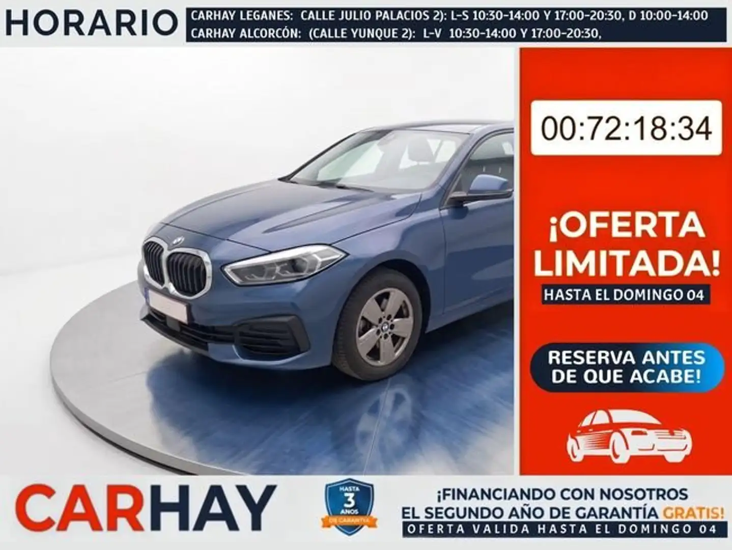 BMW 116 116d Azul - 1