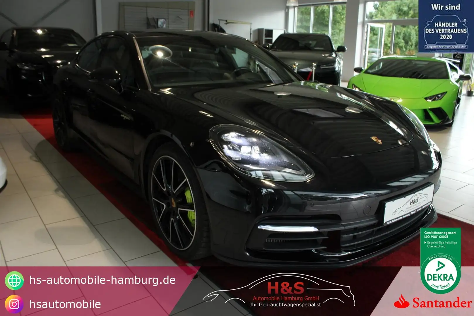 Porsche Panamera 4 E-Hybrid Panorama*Kamera Noir - 1