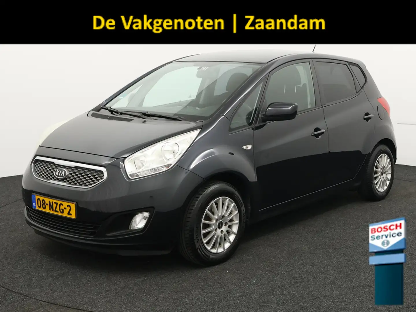 Kia Venga 1.4 CVVT X-tra Trekhaak, parkeersensoren achter, b Zwart - 1