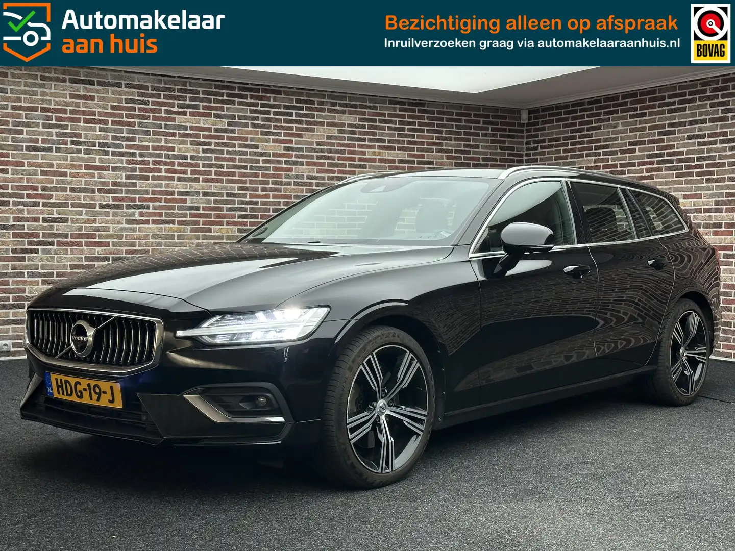 Volvo V60 2.0 T6 Benzine AWD Inscription | Intellisafe| Pilo Zwart - 1