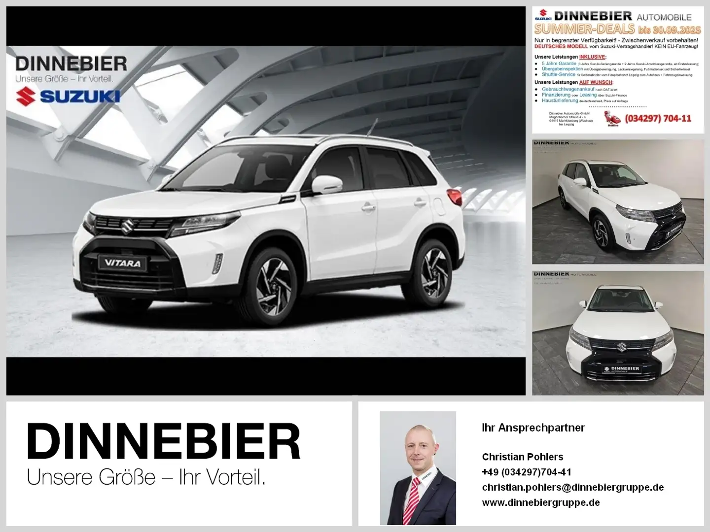 Suzuki Vitara Comfort+ (MT)  *5 Jahre Garantie* Weiß - 1