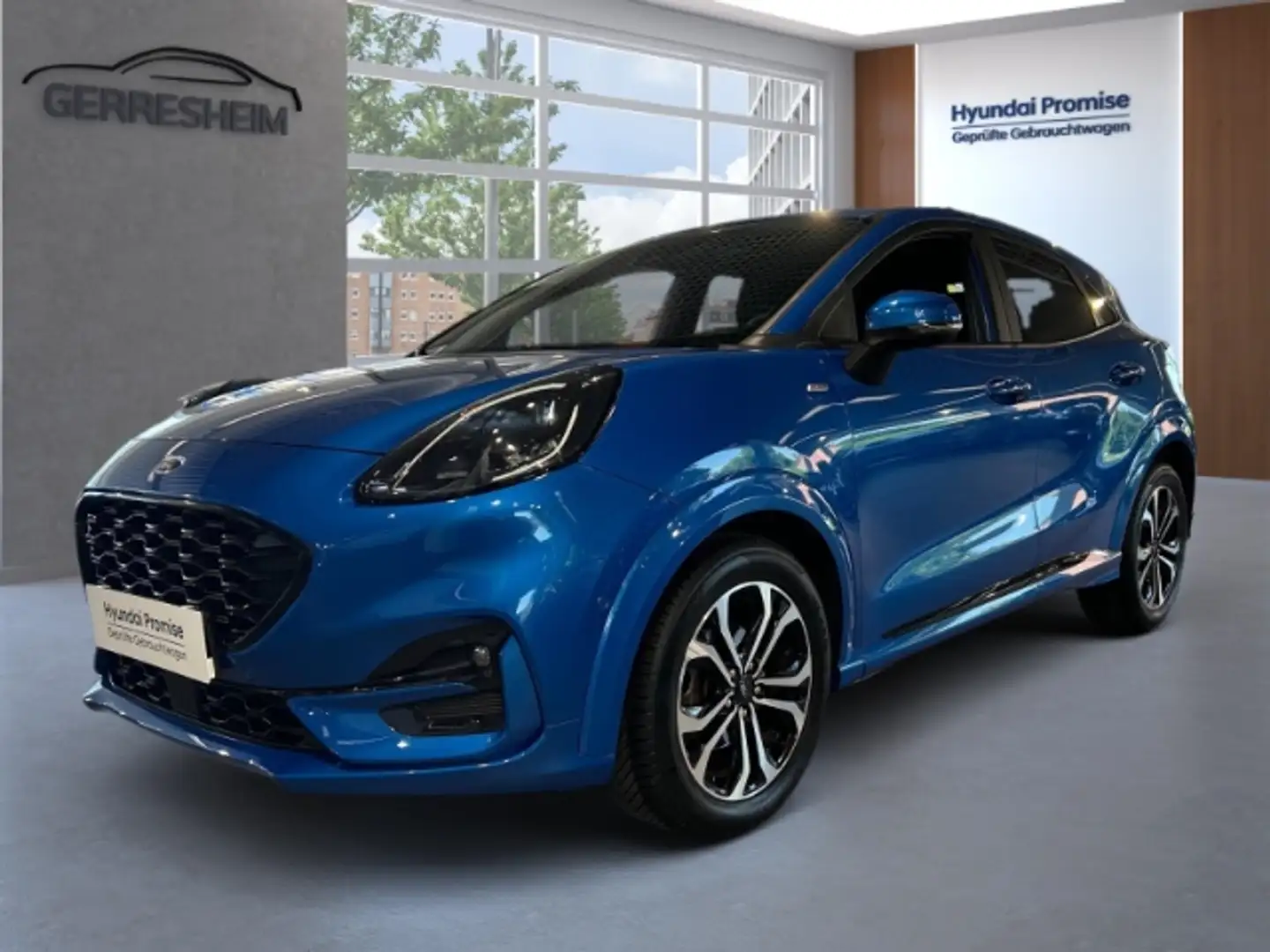 Ford Puma ST-Line Navi LED EPH v+h Sitz-/Lenkradheizung uvm. Bleu - 1
