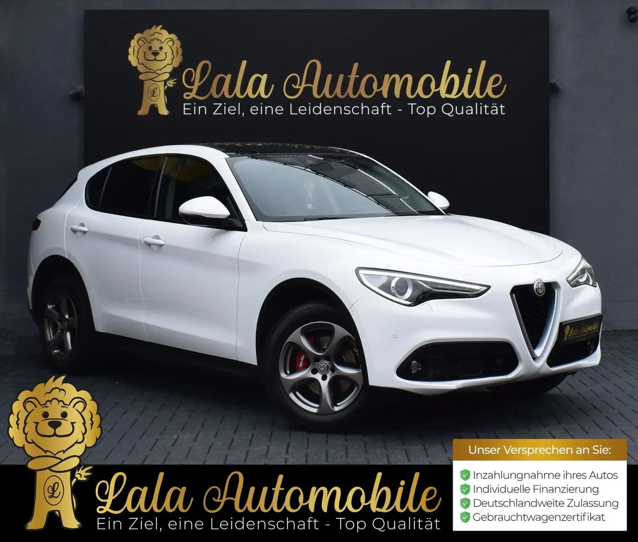 Alfa Romeo Stelvio 2.0 Q4/XENON/AHK/KAMERA/NAVIGATION/BLUETOOTH Weiß - 1