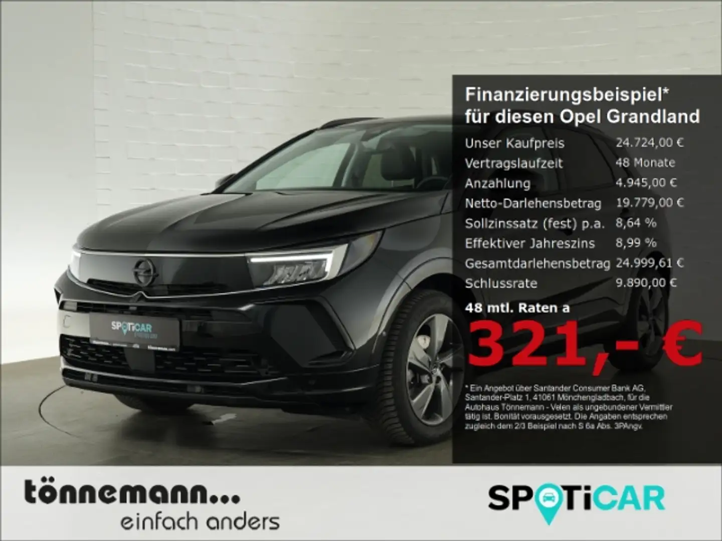 Opel Grandland GS AT+NAVI+RÜCKFAHRKAMERA+SITZ-/LENKRADHEIZUNG+ACC Noir - 1