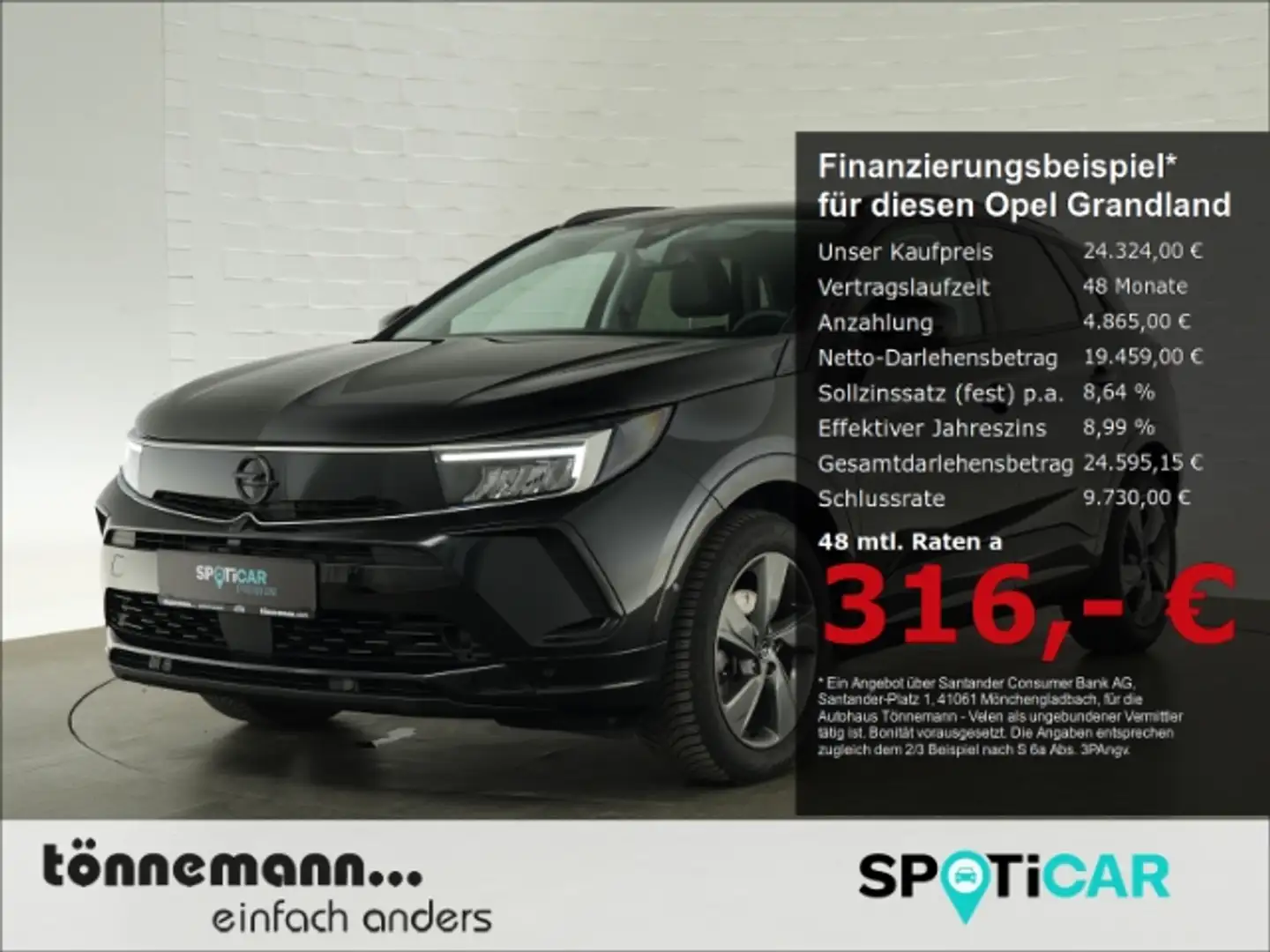 Opel Grandland GS AT+NAVI+RÜCKFAHRKAMERA+SITZ-/LENKRADHEIZUNG+ACC Negro - 1