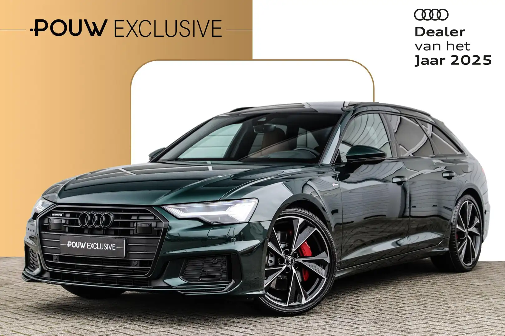 Audi A6 Avant 55 TFSIe 367pk Quattro S-Line Competition | Verde - 1