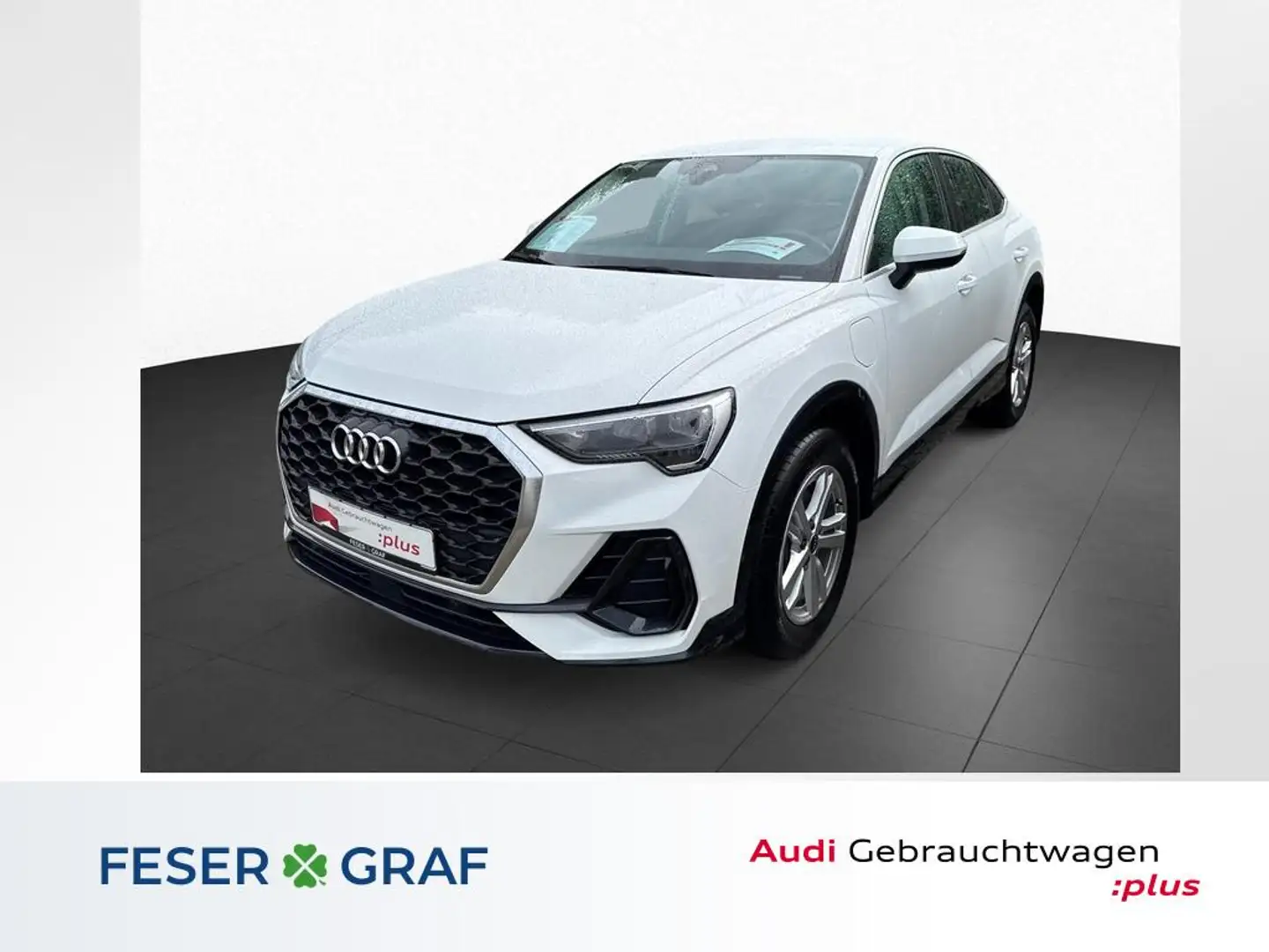 Audi Q3 Sportback 45 TFSI e S tro +Navi+Shz+virtual+ Weiß - 1