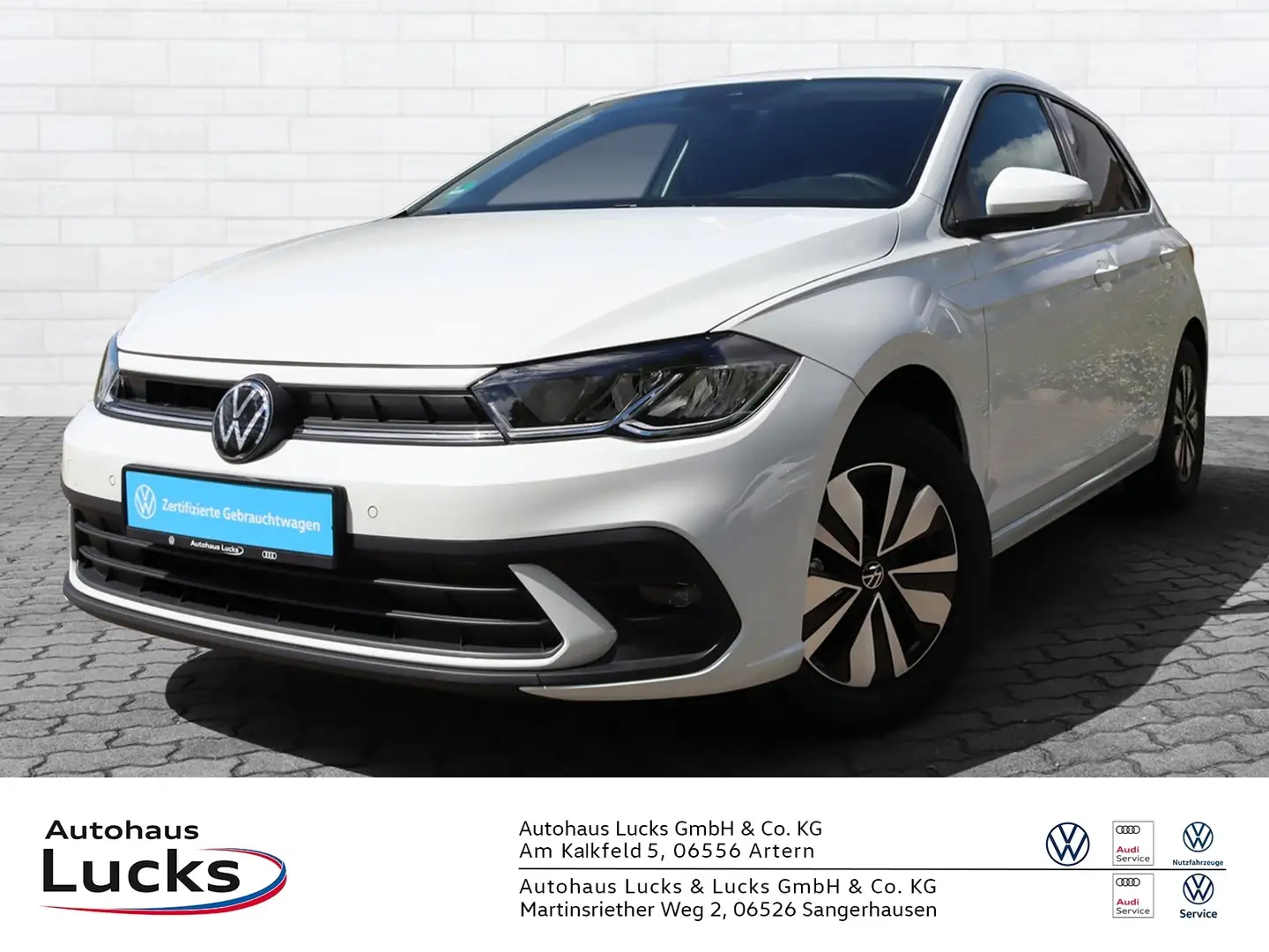 Volkswagen Polo MOVE 1.0 l TSI LED DAB+ Lane Assist Weiß - 1