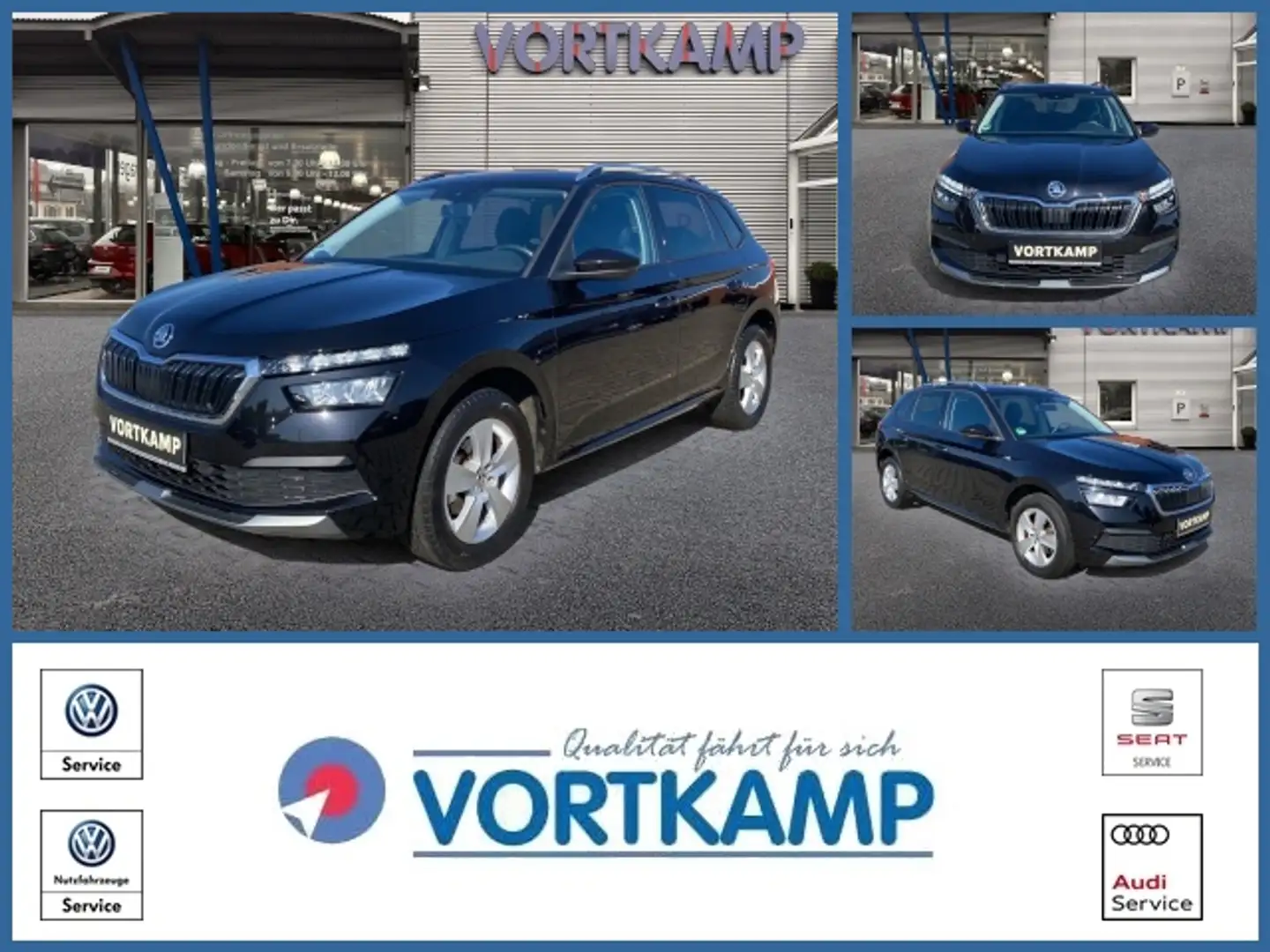 Skoda Kamiq Ambition LED/SmartLink/Sitzhzg Schwarz - 1