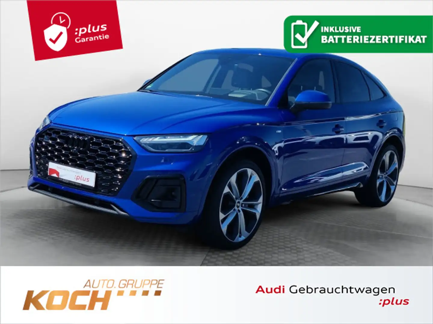 Audi Q5 50 TFSI e q. S-Tronic S-Line 2x, Ma Blau - 1