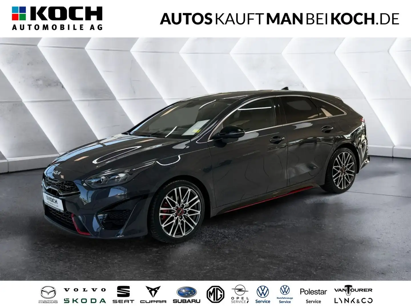 Kia ProCeed / pro_cee'd Proceed 1.6 T-GDI GT LED NAVI PDC R-KAM ACC VIRT Gris - 1