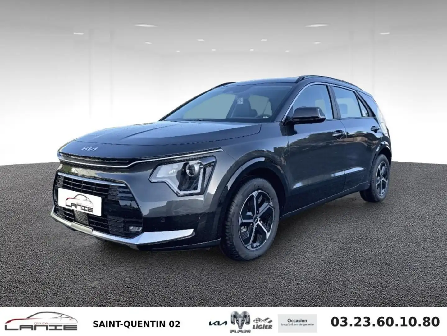 Kia Niro 1.6 GDi 129 ch HEV DCT6 Active Gris - 1