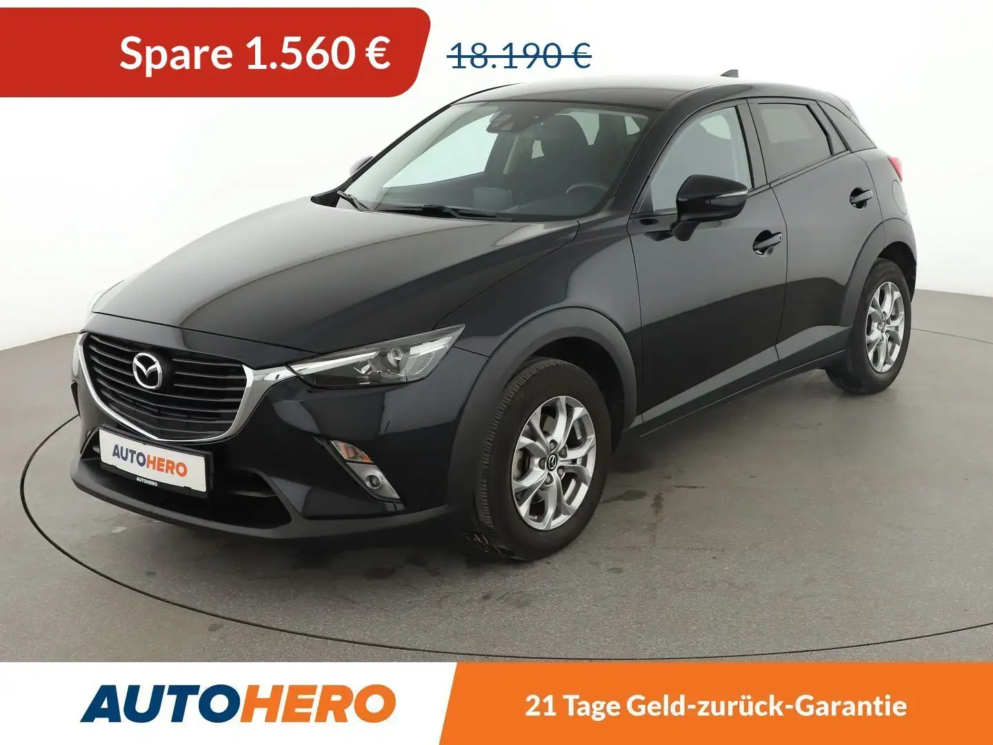 Mazda CX-3 2.0 Exclusive-Line Aut.*TEMPO*PDC*SHZ* Schwarz - 1