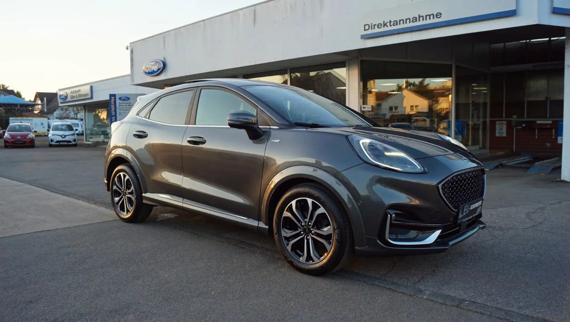 Ford Puma Hybrid ST-Line Vignale Panoram+LED+B&O+VOLL Grau - 1