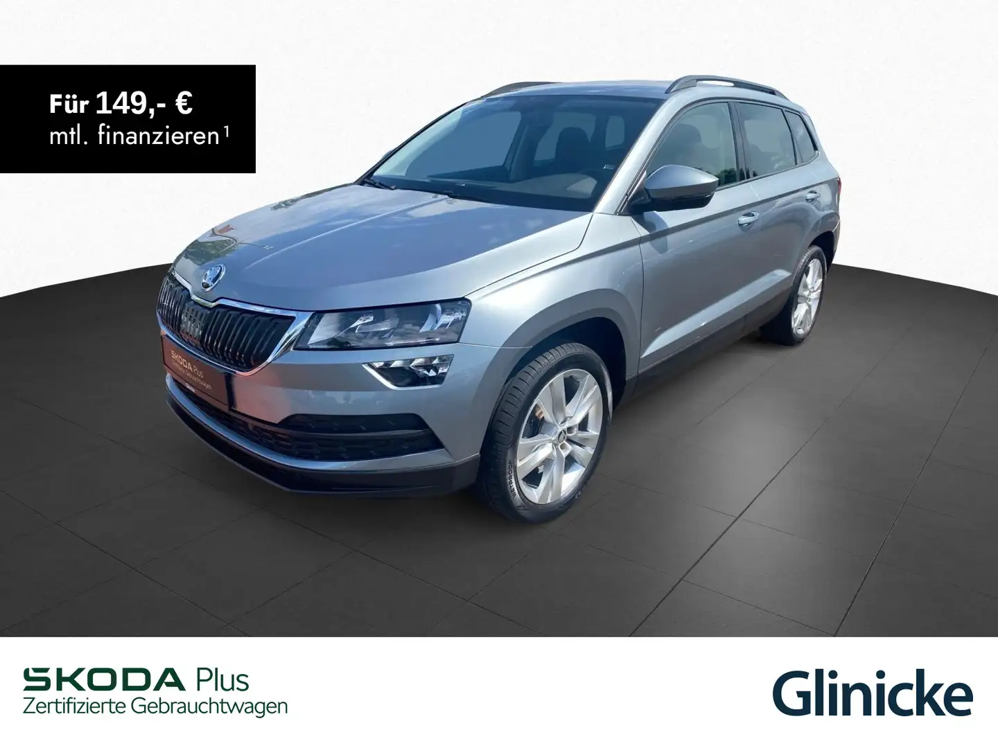 Skoda Karoq 1.0 TSI Style Klima Navi AHK Sitzh. RFK Grau - 1