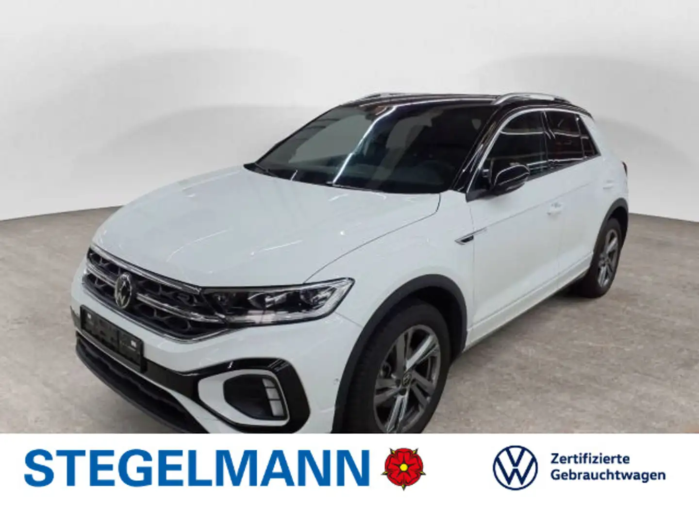 Volkswagen T-Roc 1.5 TSI DSG R-Line *LED*AHK*Navi*Kamera* Weiß - 1