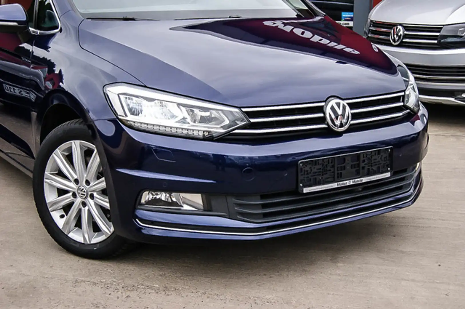 Volkswagen Touran 14TSI Highline DSG PANORAMA STDHZG 7SITZE Bleu - 2