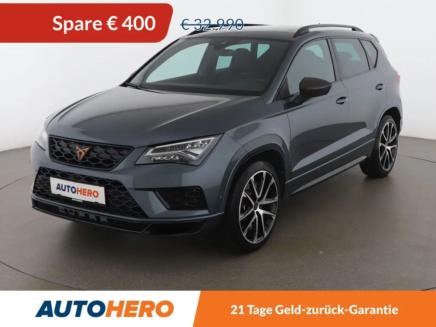 CUPRA Ateca 2.0 TSI 4Drive Aut. *LED*ACC*SPUR*TOT*PANO*AHK* Grau - 1