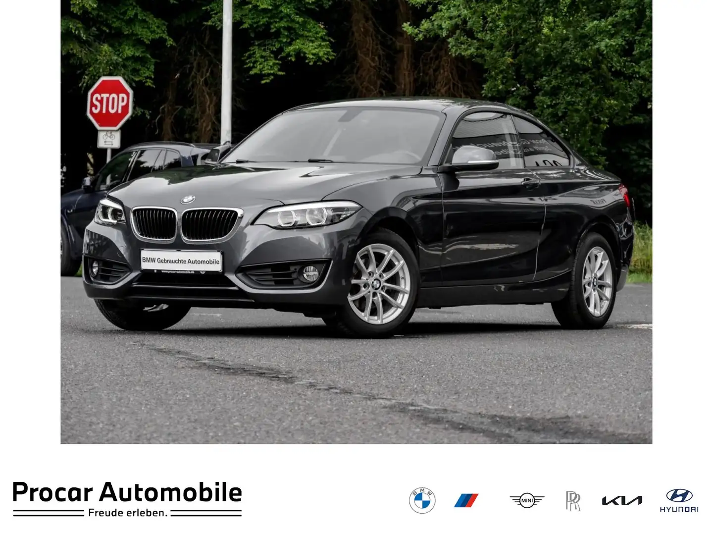 BMW 218 i ADVANTAGE+NAVI+AUT+SHZ Grey - 1