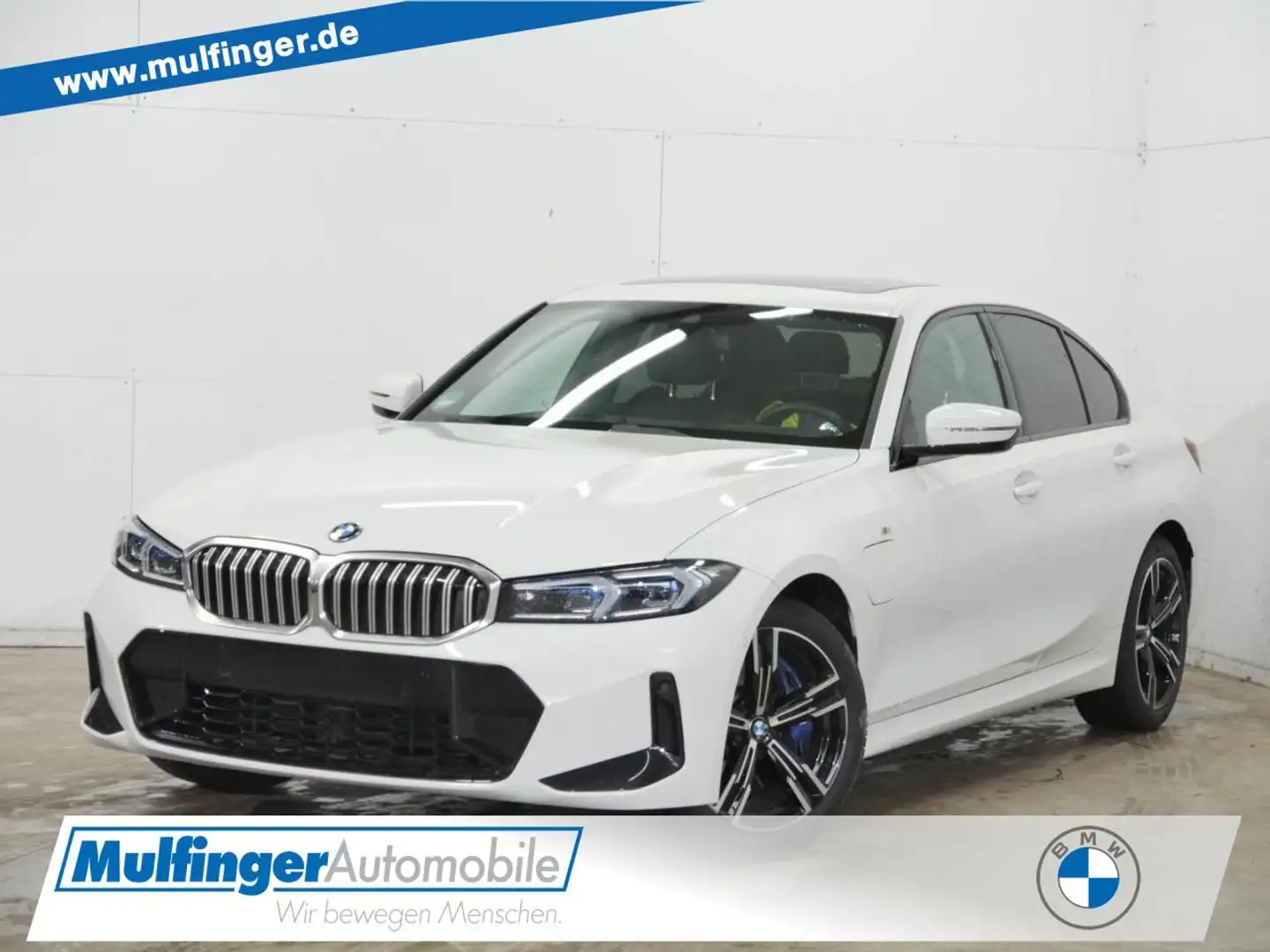 BMW 330 e M Sport FACELIFT HUD GlasD.SuView.Ha/Ka AHK Weiß - 1