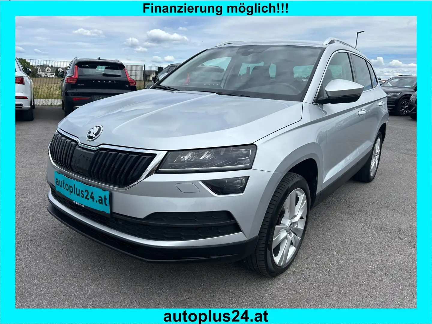 Skoda Karoq 2,0 TDI Style SC DSG Aut. Silber - 1