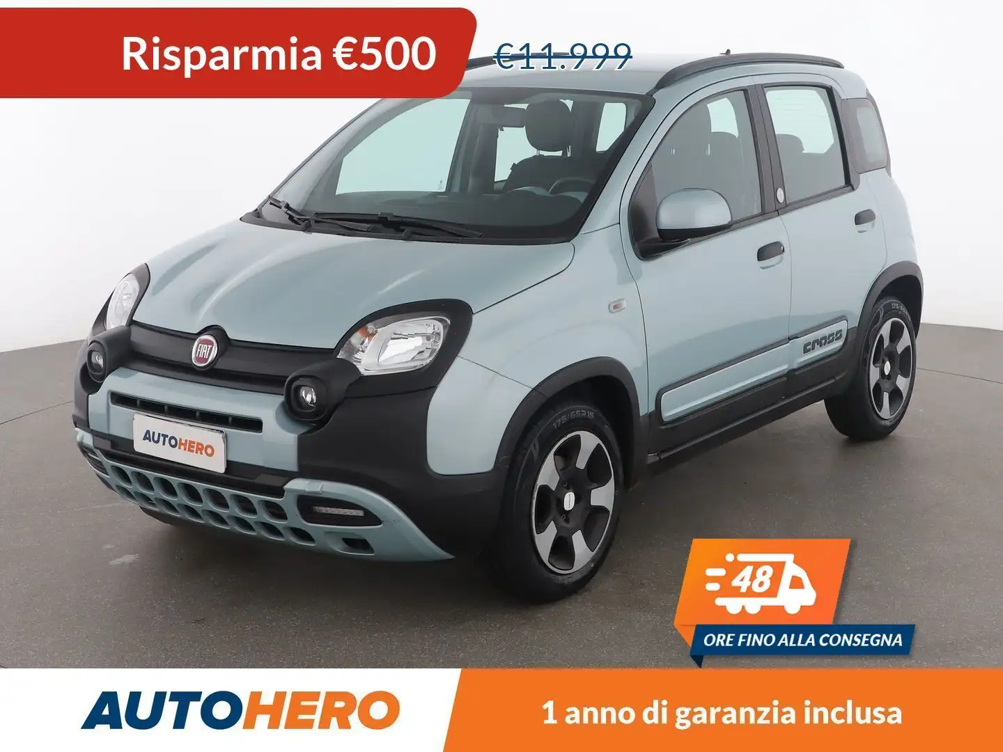 Fiat Panda 1.0 Mild-Hybrid Cross MHEV Zelená - 1