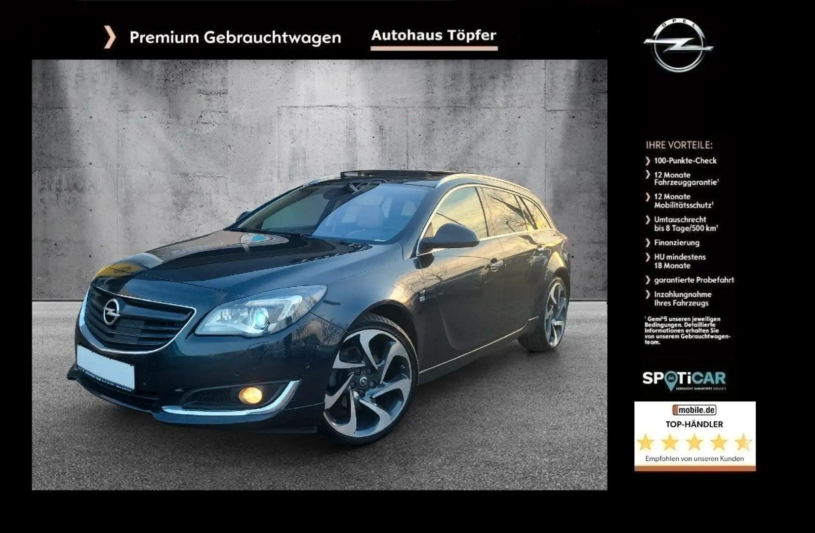 Opel Insignia ST Premium"Innovation" Panorama/20Zoll Schwarz - 1