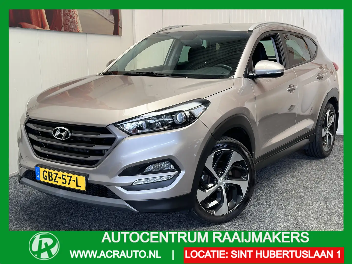 Hyundai TUCSON 1.6 T-GDI COMFORT 177 PK AUTOMAAT NAVIGATIE CRUISE Beige - 1