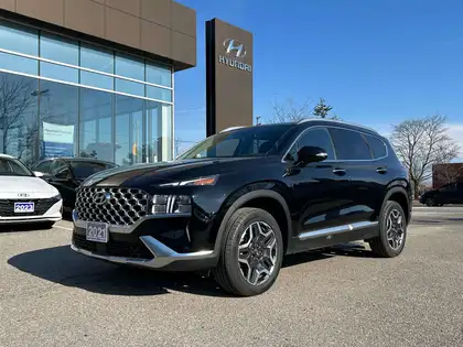 Black 2021 Hyundai Santa Fe Hybrid SUV / Crossover  Automatic