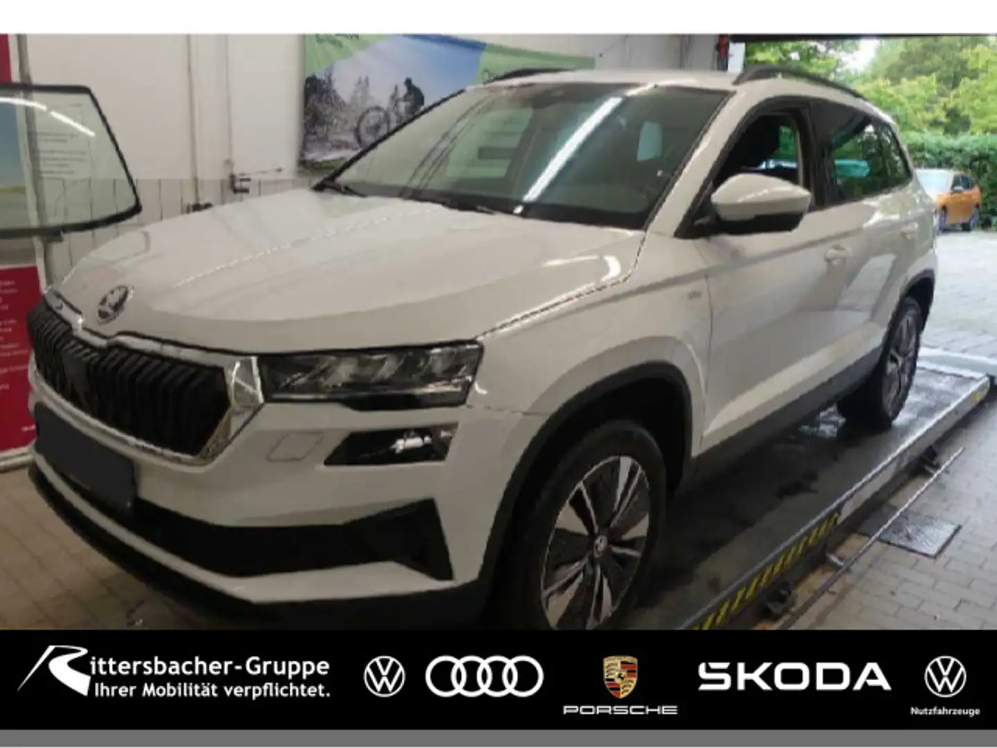Skoda Karoq Tour 2.0 TDI DSG 4x4 AHK Varioflex Kamera Weiß - 1