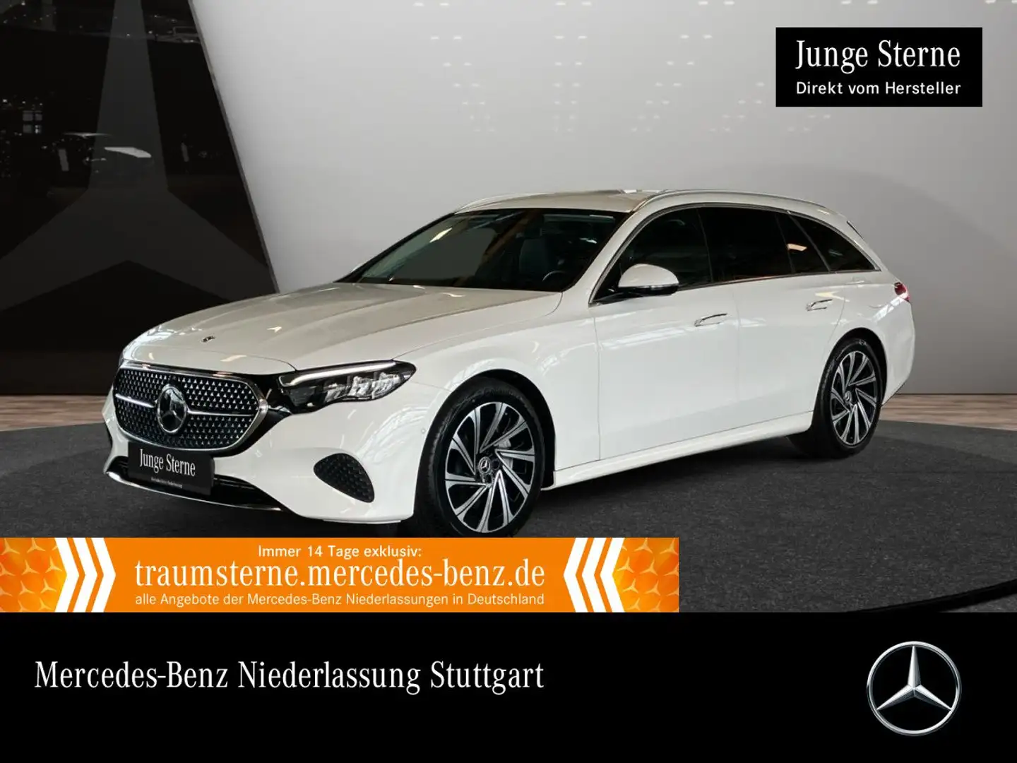 Mercedes-Benz E 300 de T Avantgarde Fahrass Burmester Distr. LED Weiß - 1