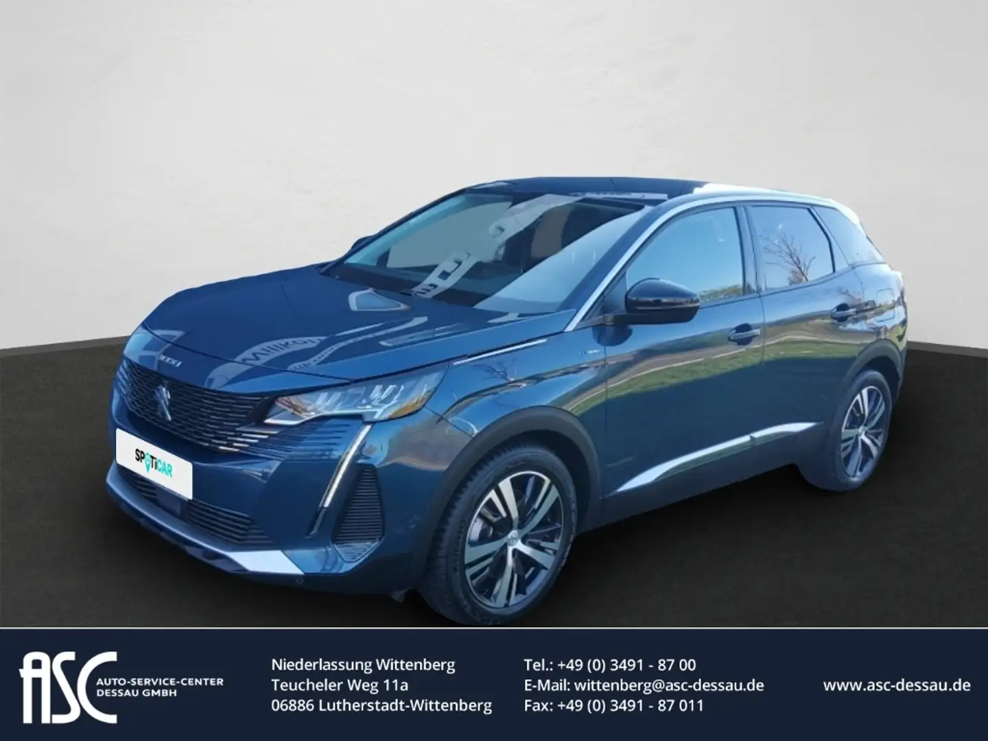 Peugeot 3008 AllurePack/LED/el.Heckkl/Standheiz/Sitzheiz/360°/A Blau - 1