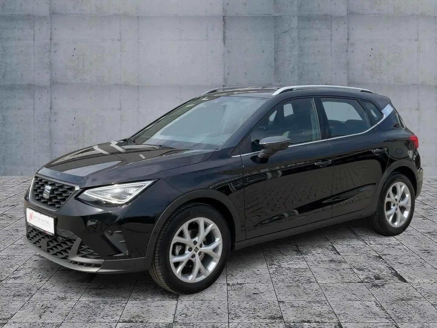 SEAT Arona 1.0TSI FR-LINE LED+NAV+APP+GRA+SHZ+PDC+RFK Schwarz - 2