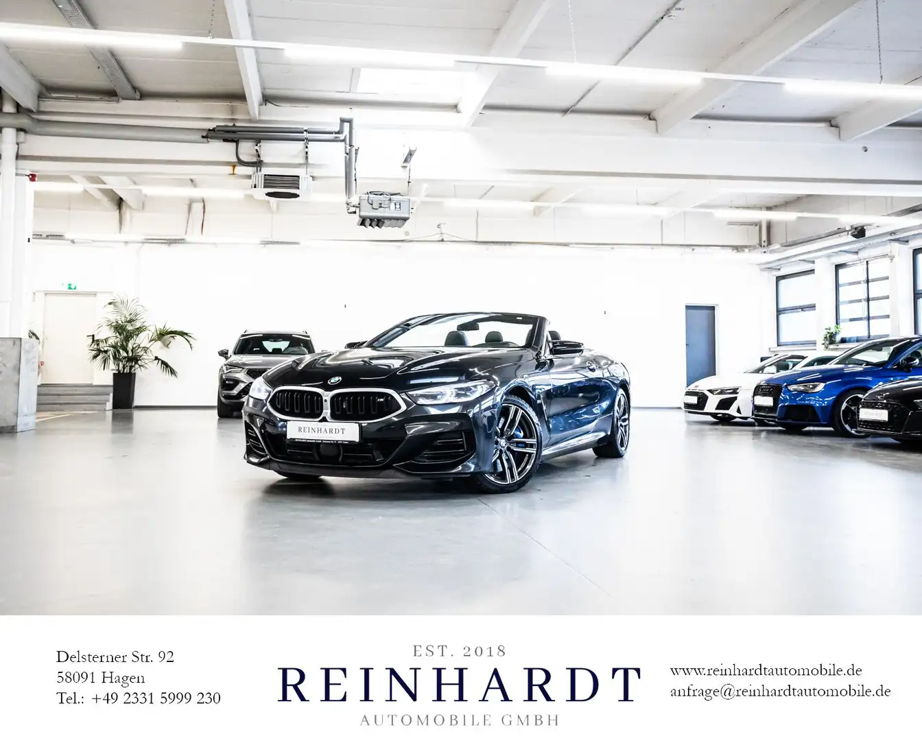 BMW M850 i xDRIVE CABRIOLET LASER/ACC/H&K/M-AGA/360° Negro - 1