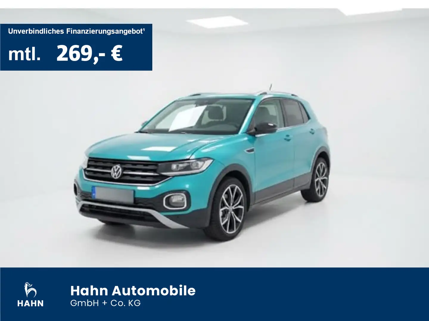 Volkswagen T-Cross 1.0TSI Style ACC AHK LED Navi Totwinkel Grün - 1
