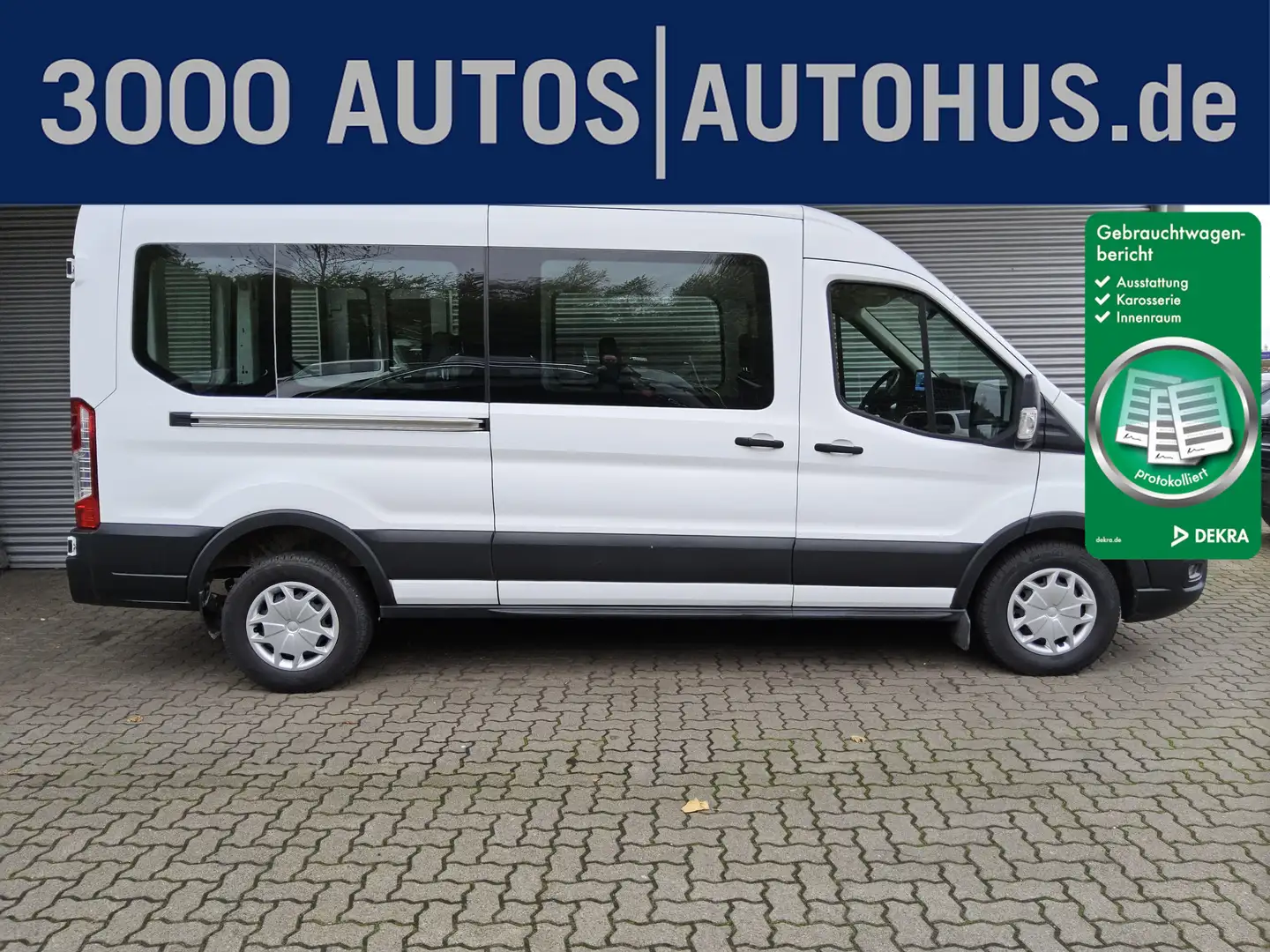 Ford Transit 2.0 TDCi L3H2 L3H2 9-Sitze Navi Shz PDC Weiß - 1
