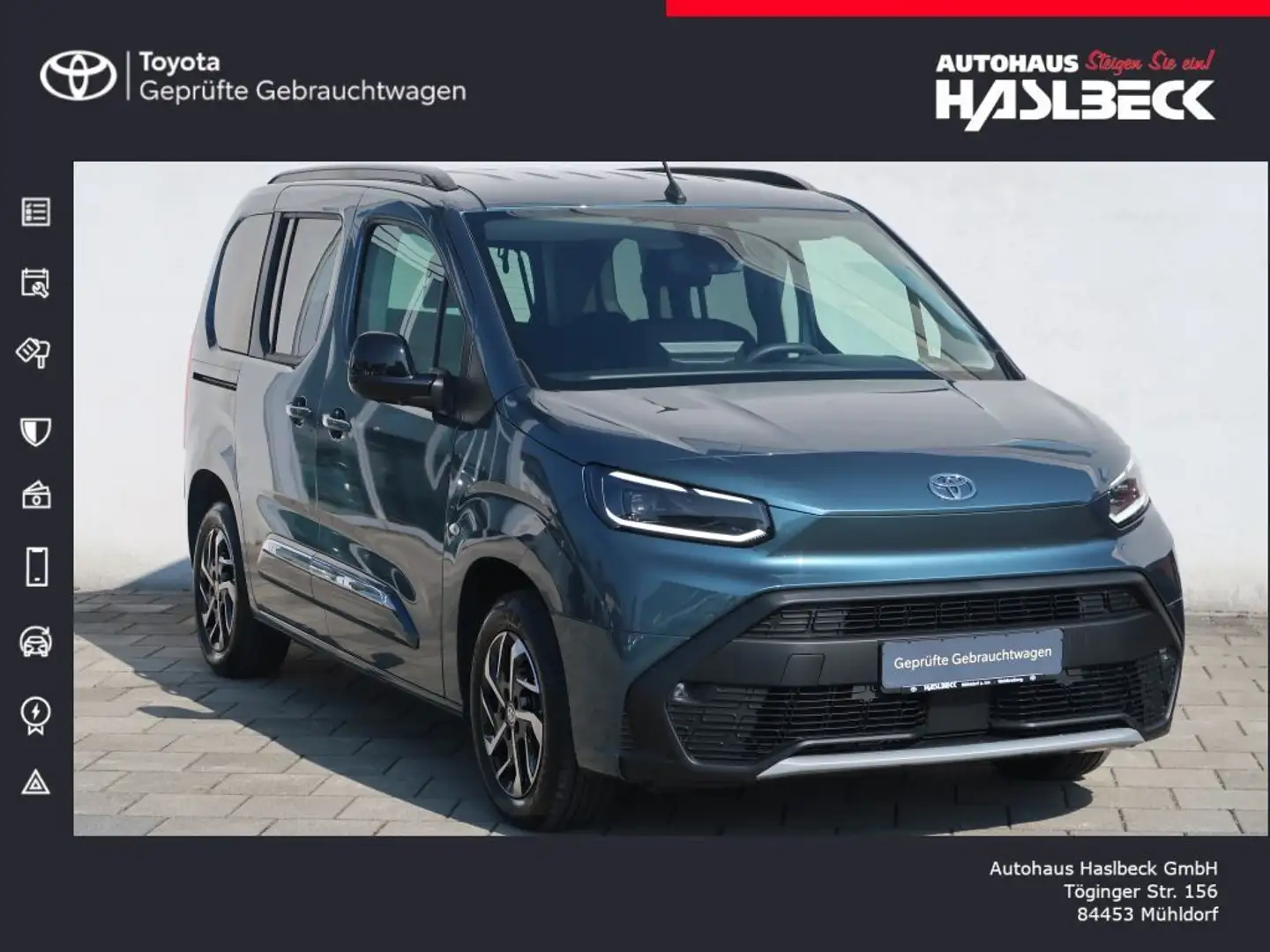 Toyota Proace City Verso 1.5 D-4D L1 Aut Team Deutschland Blau - 1