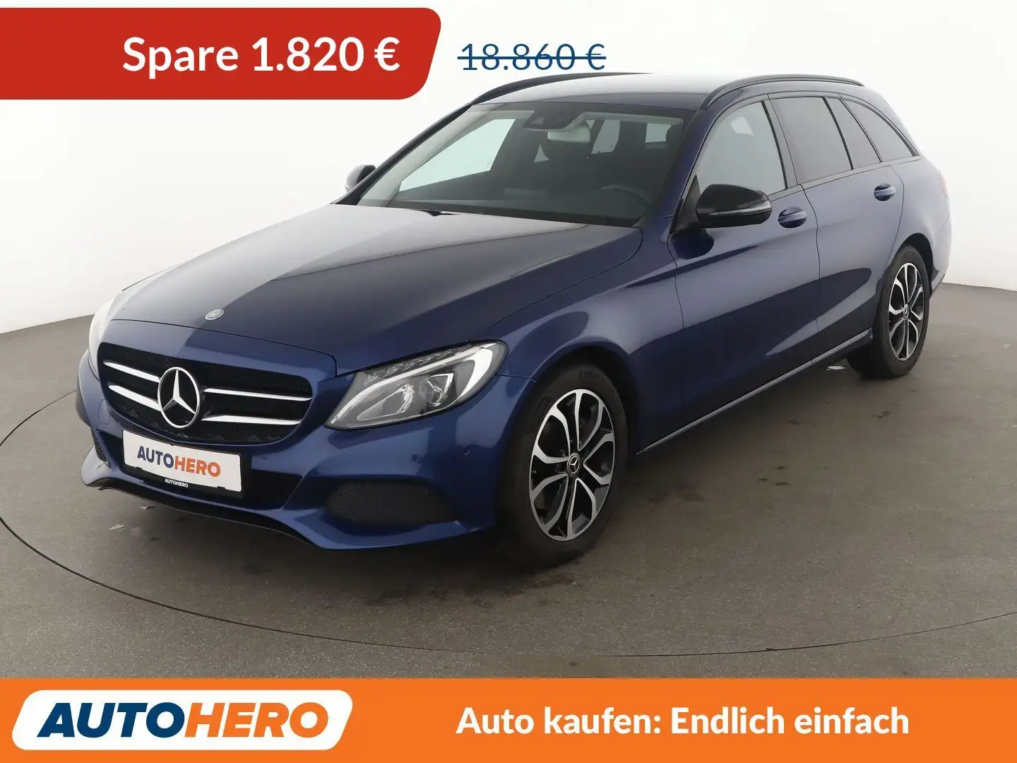 Mercedes-Benz C 220 C 220 d T BlueTEC Avantgarde *NAVI*LED*TEMPO* Blau - 1