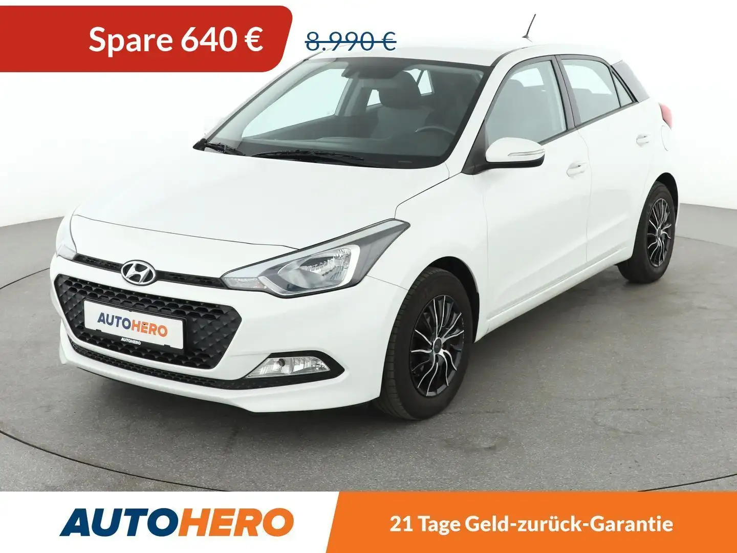 Hyundai i20 1.2 Trend *TEMPO*SHZ*LHZ*PDC*ALU*KLIMA* Weiß - 1