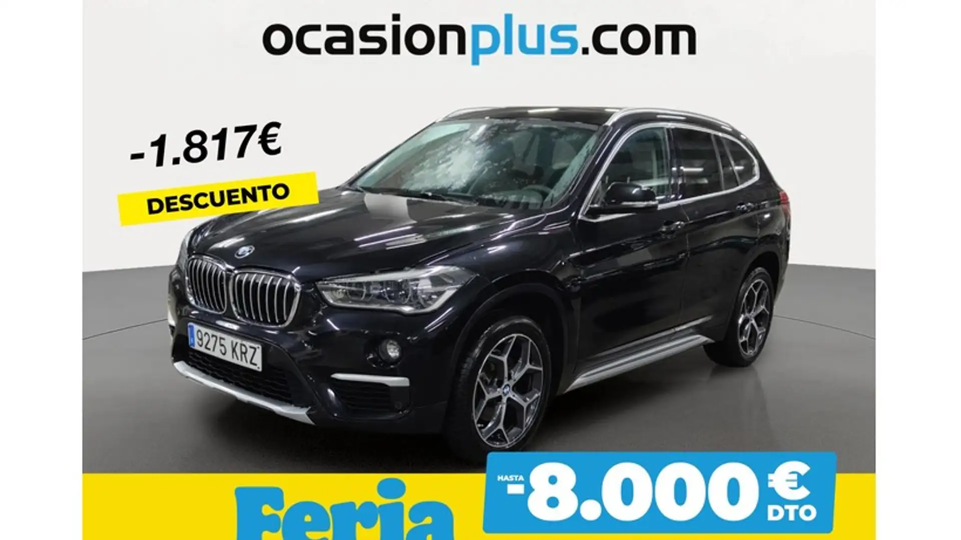BMW X1 sDrive 18dA Schwarz - 1