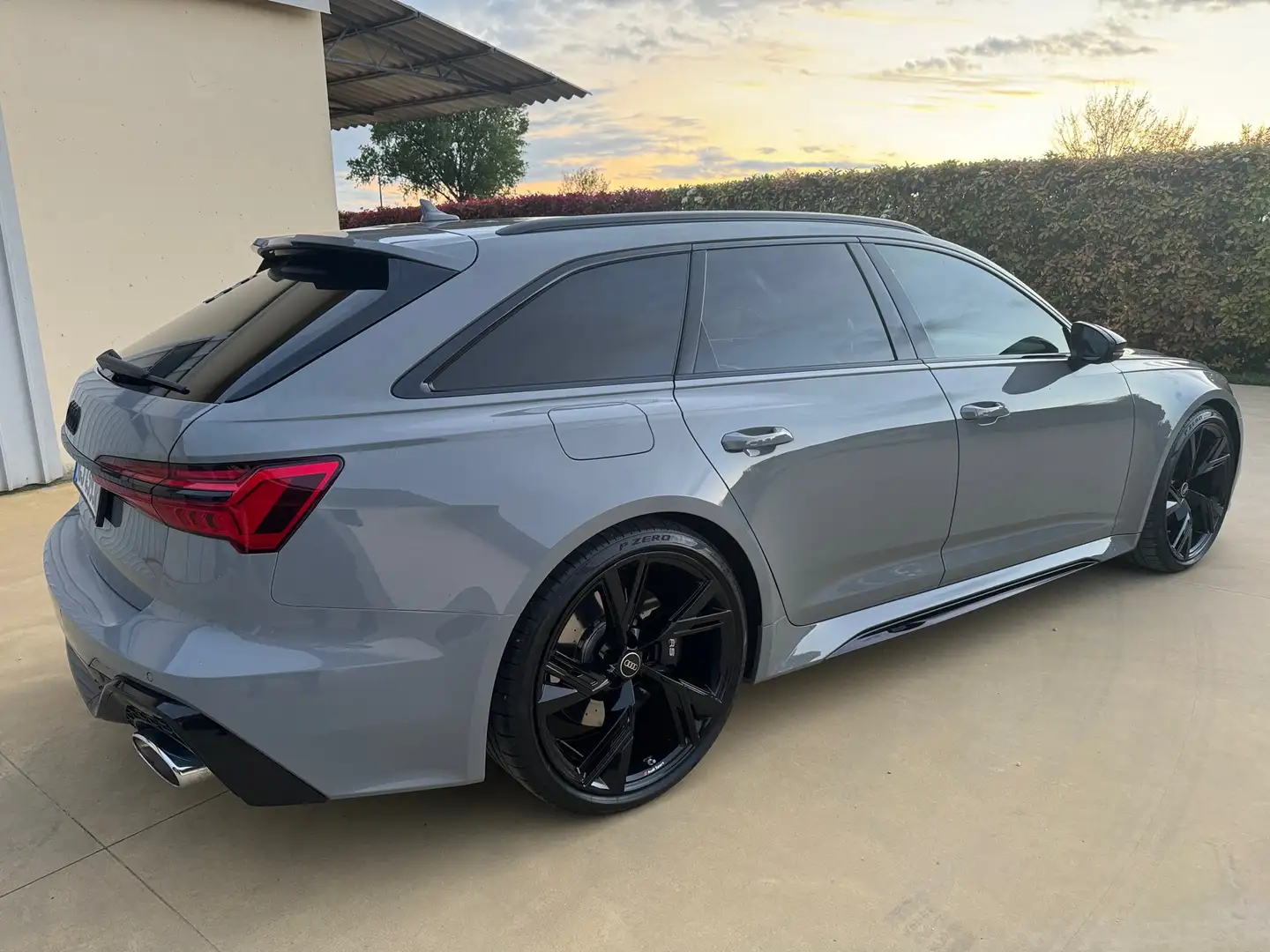 Audi RS6 RS6 Avant 4.0 mhev quattro tiptronic UNICOPROPRIET Grigio - 2