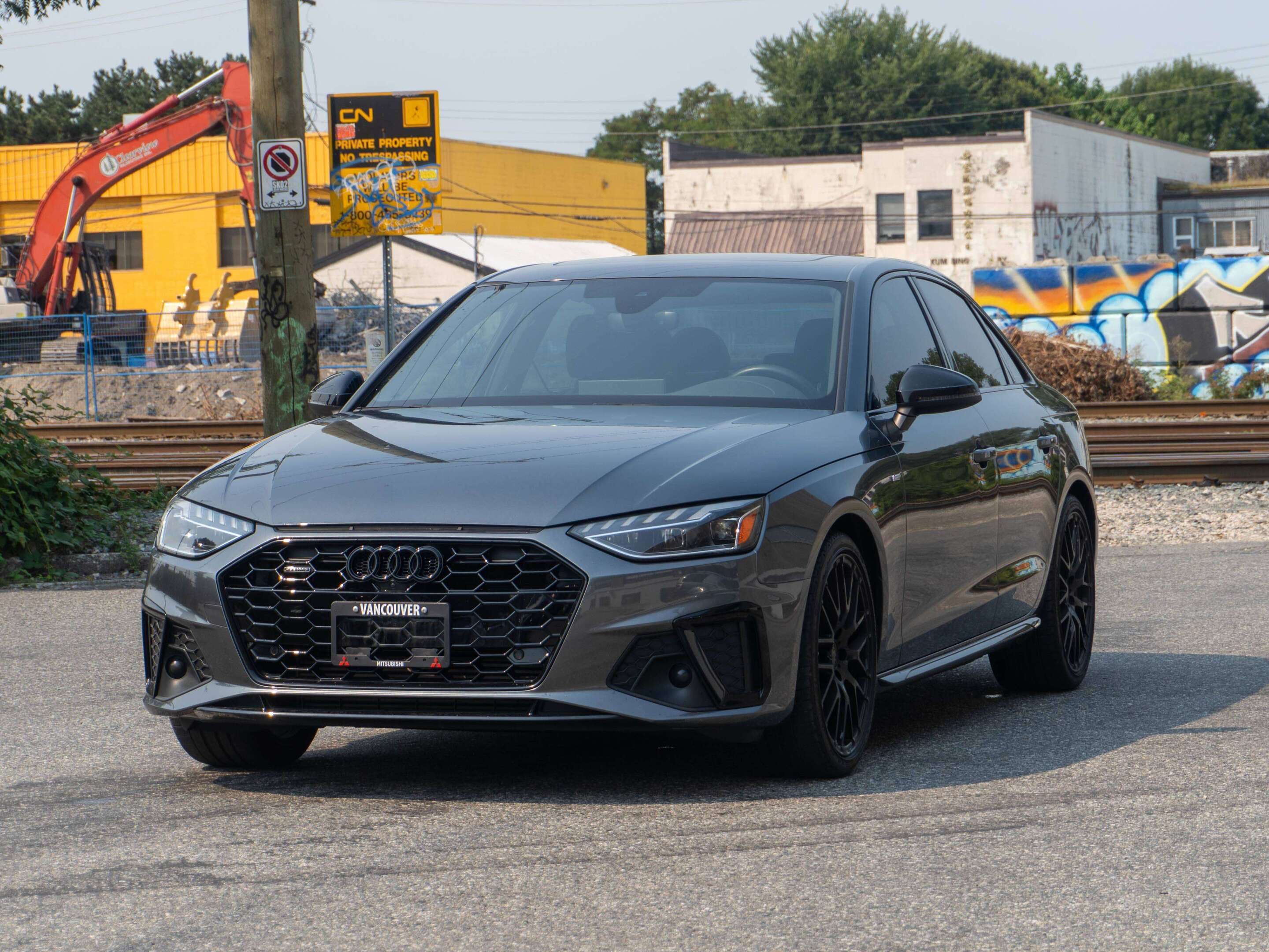 Gray 2023 Audi A4 Sedan  